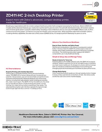 Zebra ZD411-HC brochure thumbnail 512px