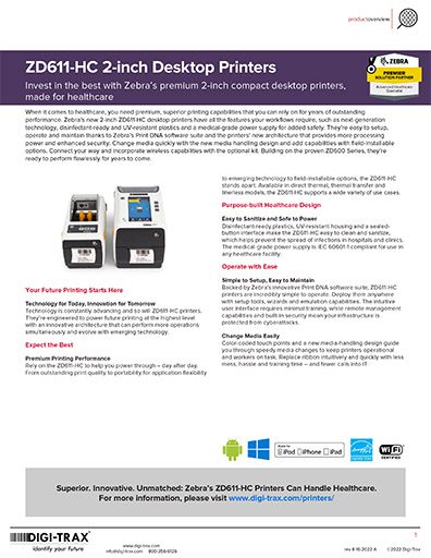 Zebra ZD611-HC brochure thumbnail 512px